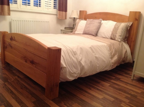 Solid Oak bed