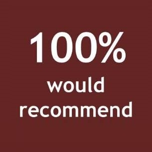 In a survey, 100 Percent of our clients would recommend Mulberry House Clinic and Laser Centre to friends or family.