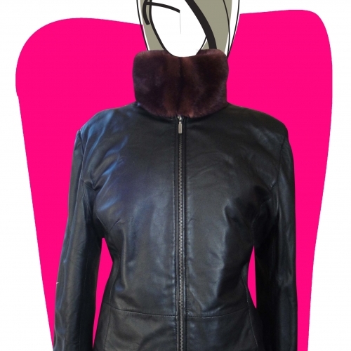 Leather Reversible Jacket