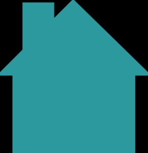 House Logo Teal Md