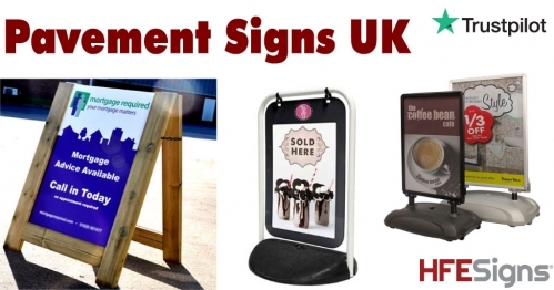 Pavement Signs - Wide Range Available