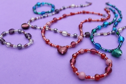 Jewellery Party -  Make a necklace and bracelet