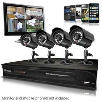 4 Camera CCTV System plus Installation