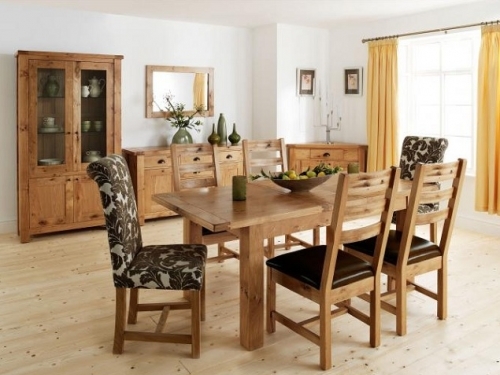 Normandy Rustic French Oak Dining and Living Room Furniture