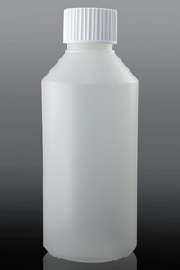 250ml Natural HDPE Plastic bottle