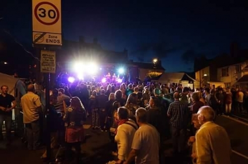 Crowd Of Broseley Fest Up Half Of Street